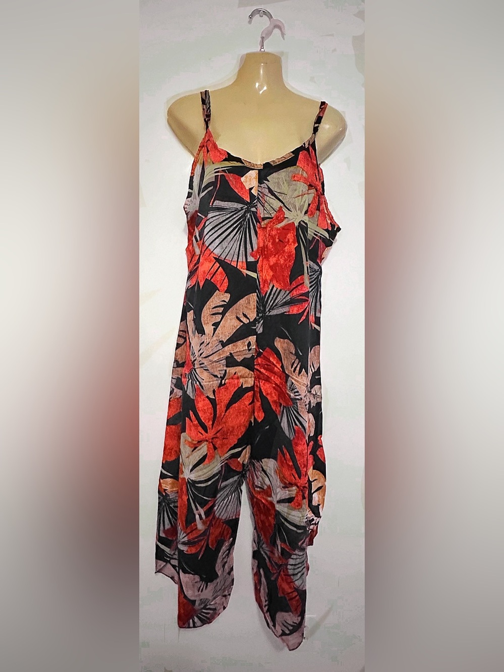 Floral Pink and white jumpsuit